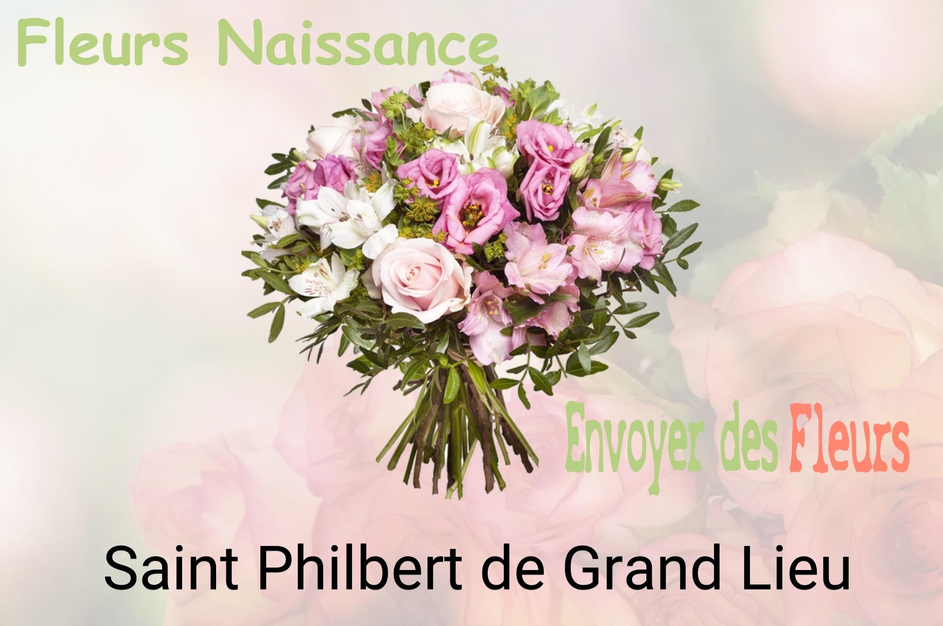 Bouquet de fleurs de naissance livré à Saint-Philbert-de-Grand-Lieu